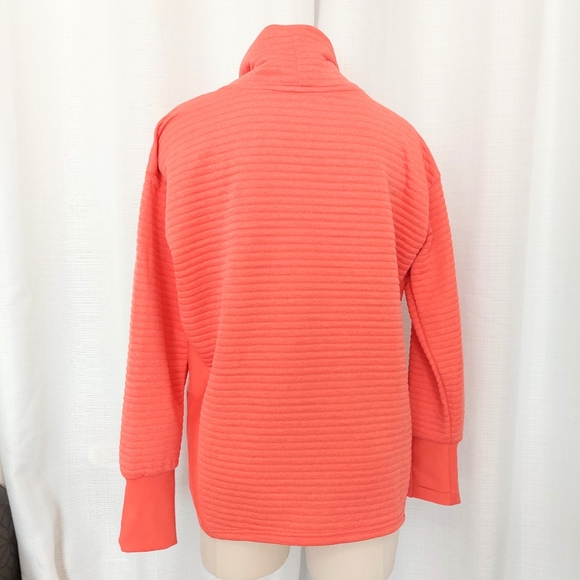 Eddie Bauer Free Dry Quilted Coil Shirt Mockneck Thermal Side Panel Thumb hole - Picture 2 of 10